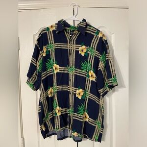 Puritan brand Hawaiian shirt Large